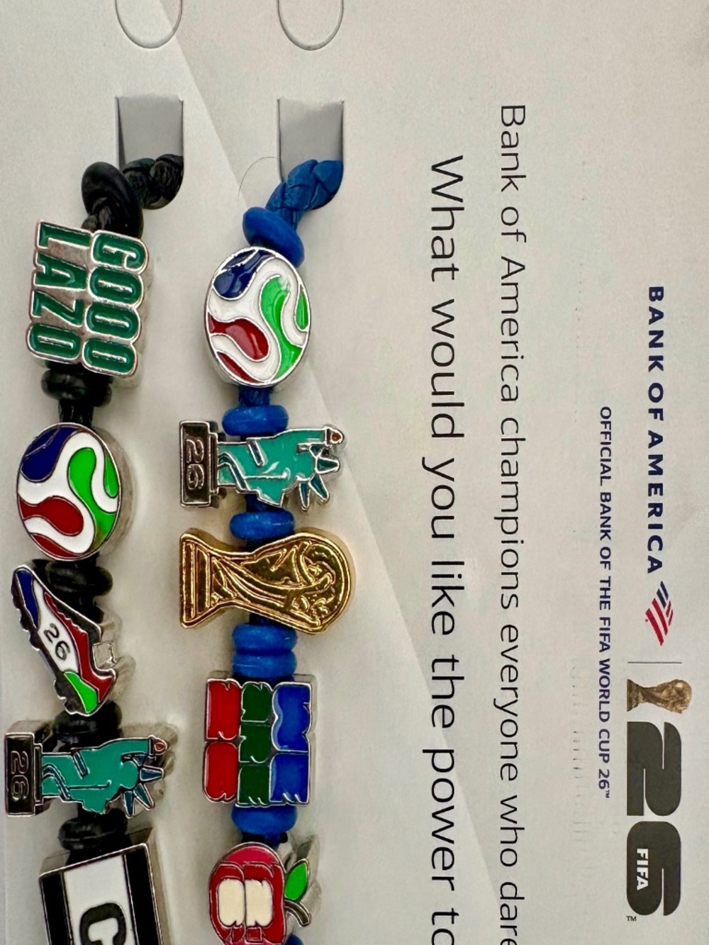 FIFA World Cup 2026 Commemorative Bracelet Featuring Futbol's Favorite Charms!